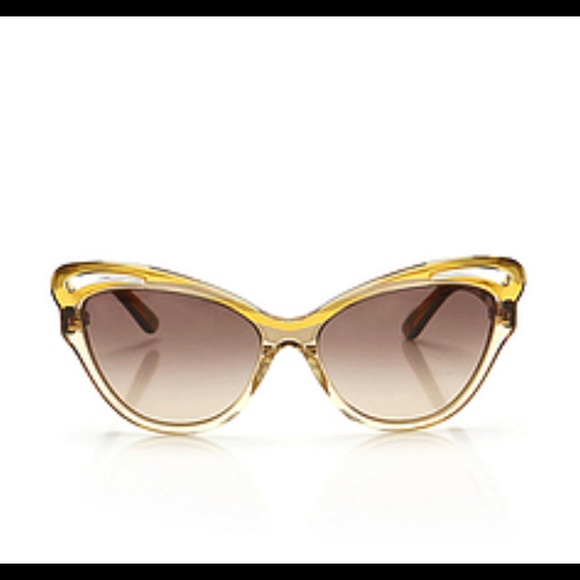 Emilio Pucci Accessories - Emilio Pucci Graphite Square Cat Eye Sunglasses